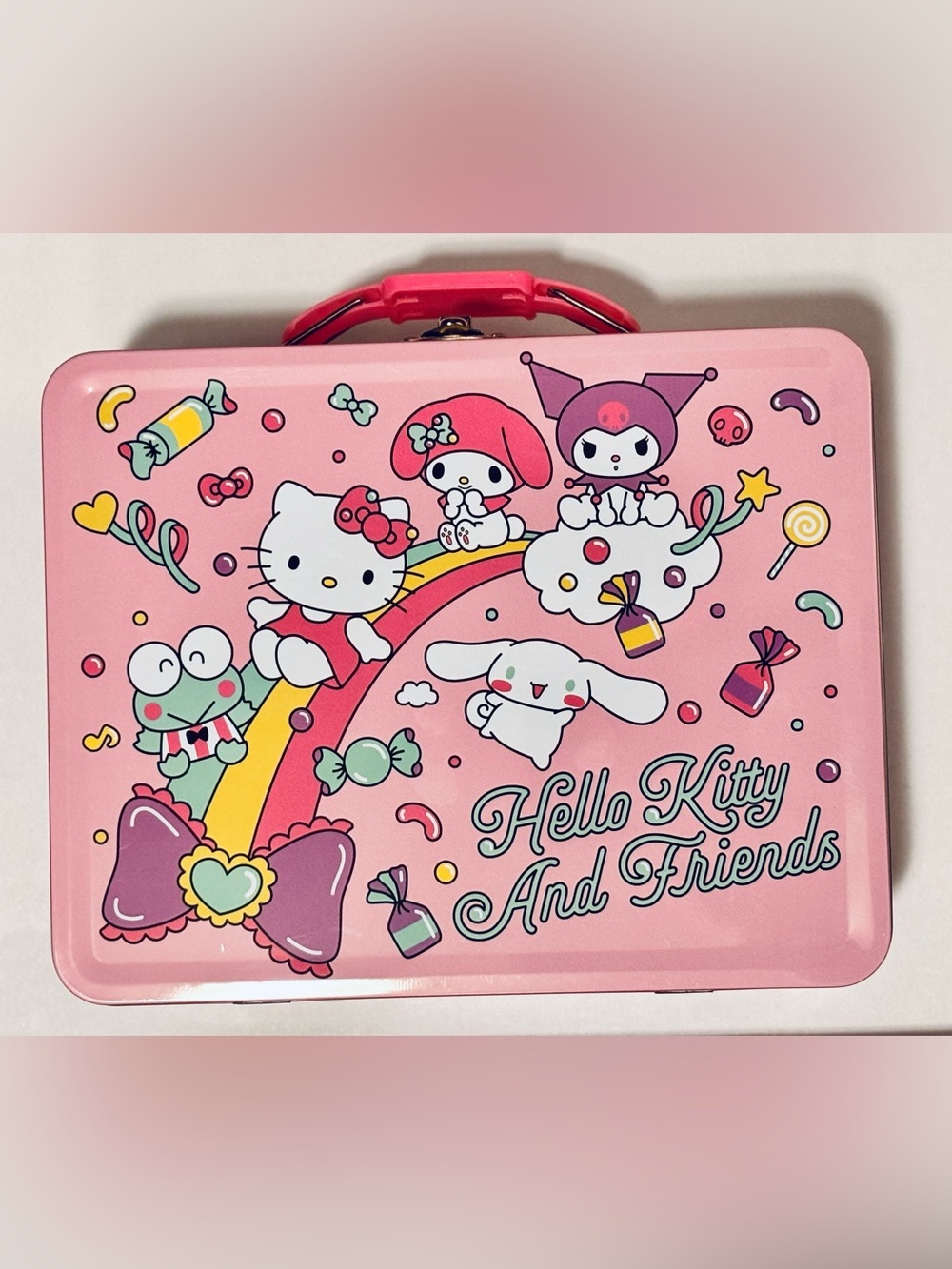 New Hello Kitty & Friends Tin Lunch Box